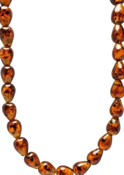 Women's Amber Beaded Necklace