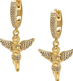 Women's Golden Angel Earrings
