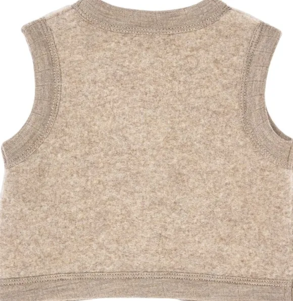 Woolly fleece vest