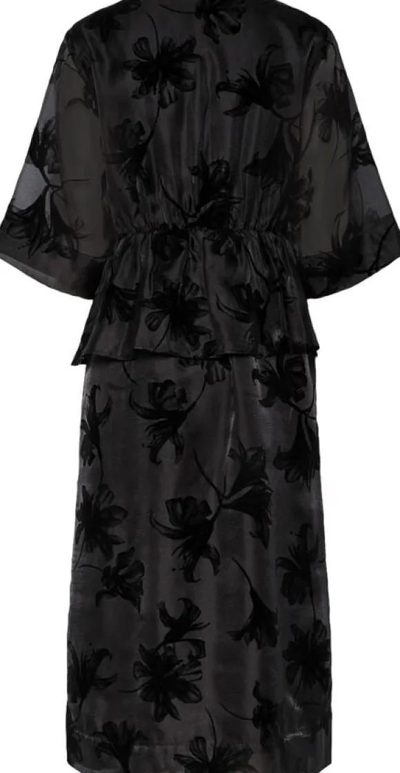 YASLINGU 3/4 MIDI DRESS