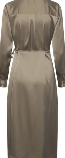 YASPELLA LS WRAP MIDI DRESS S. NOOS