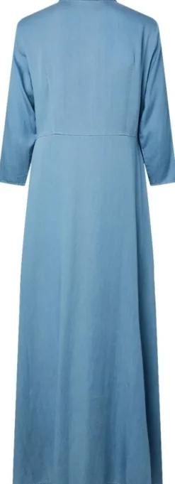 YASSAVANNA 3/4 LONG CHAMBRAY DRESS