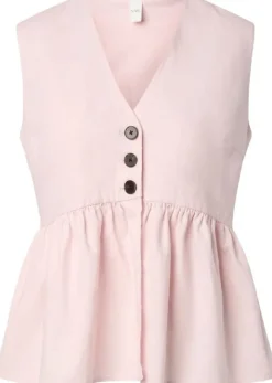 YASTRIMA SL LINEN BLEND TOP